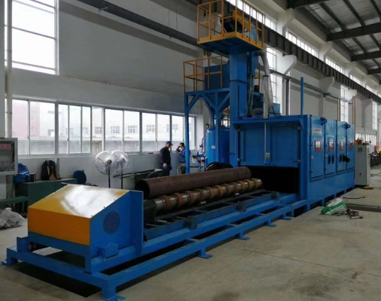 湖南喷砂机在管道除锈中的现场施工应用